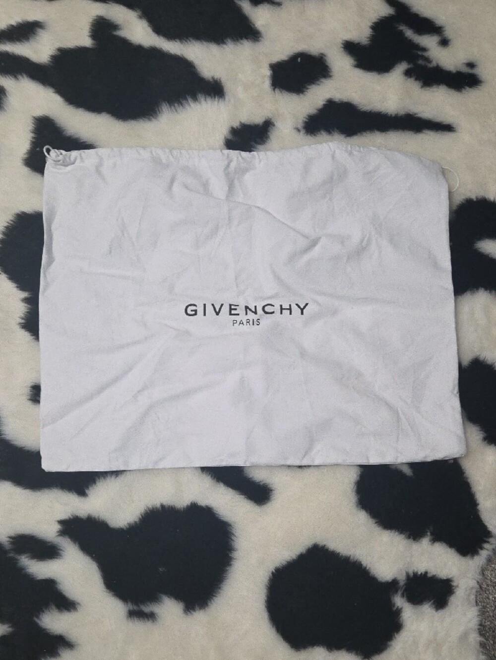 Givenchy White Logo Dust Bag 22x18" New
